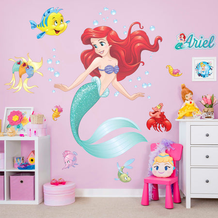 The Little Mermaid: Ariel and Friends Decals | Fathead Official Site