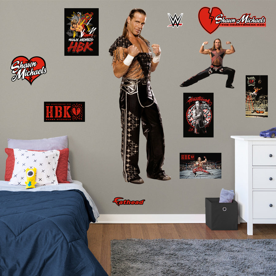 Shawn Michaels - RealBig Collection - Official WWE - Reusable Vinyl Wall Decals