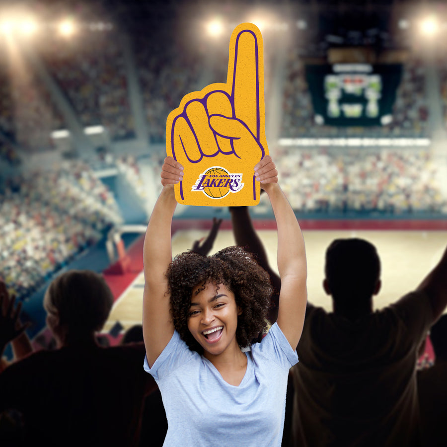 Foam Finger - Big Head - Official NBA - Los Angeles Lakers - Foam Core Cutout