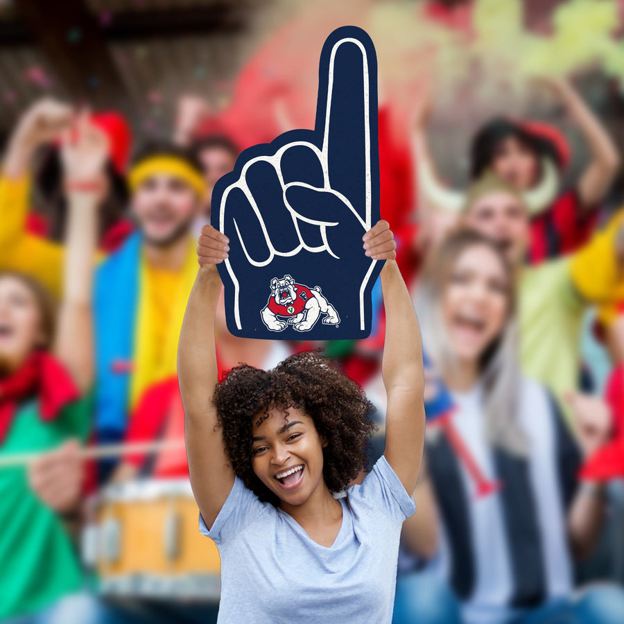 Foam Finger - Big Head - Official NCAA - Fresno State Bulldogs - Foam Core Cutout