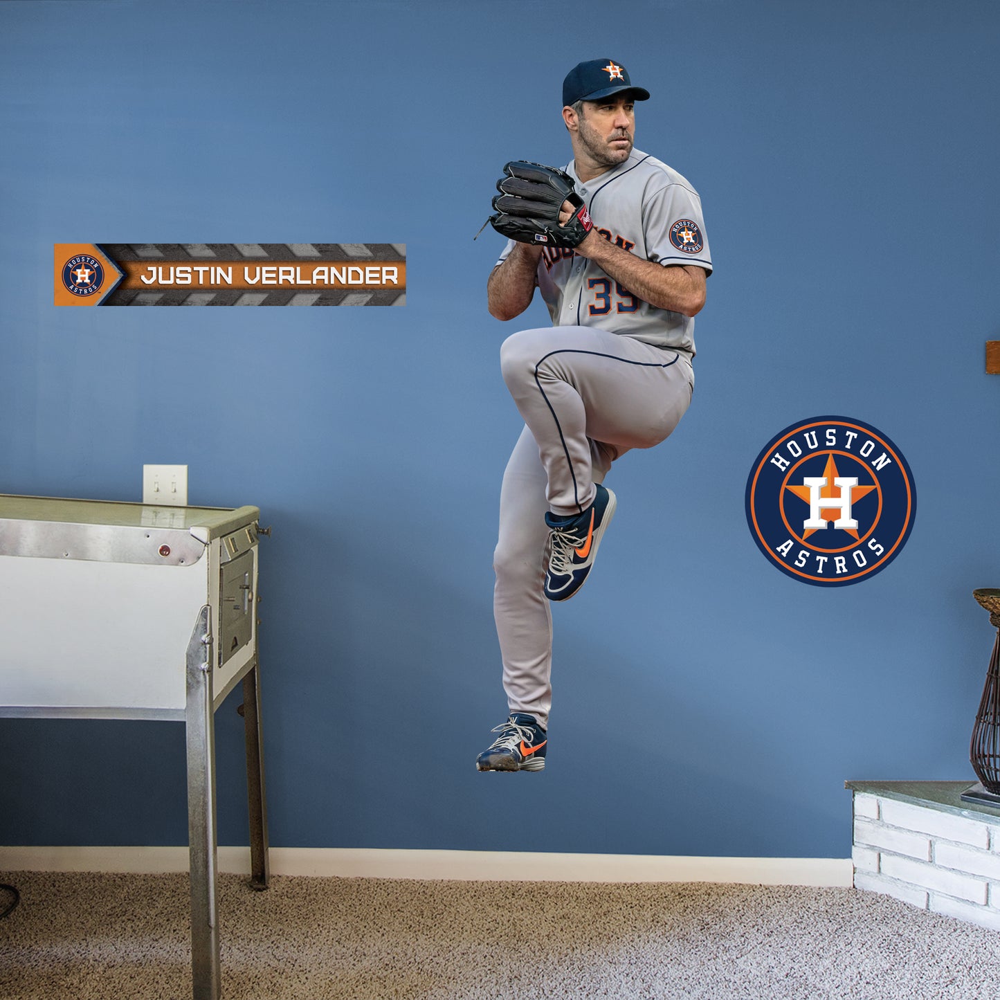 Houston Astros: Justin Verlander 2022 - Officially Licensed MLB Removable  Adhesive Decal