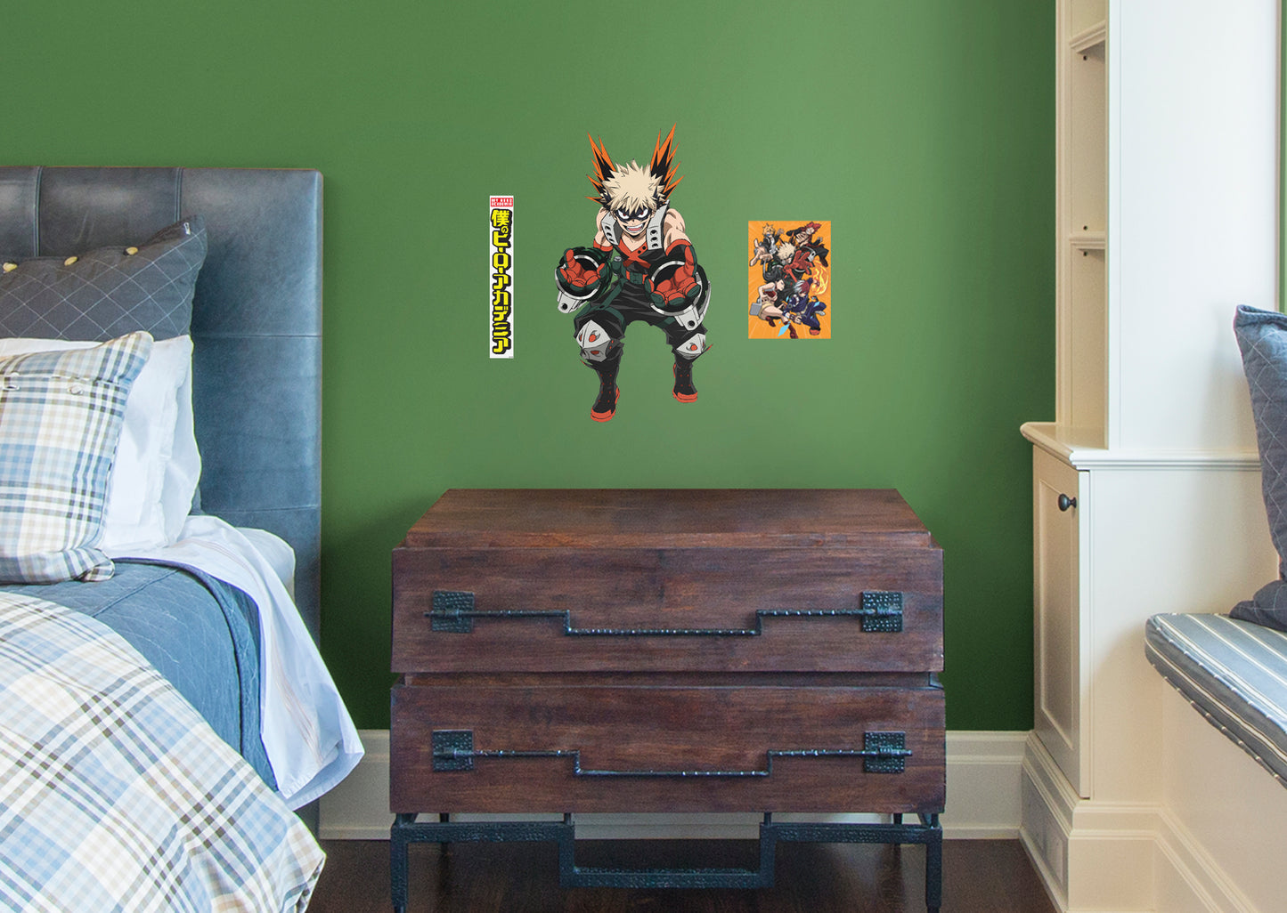 My Hero Academia: BAKUGO RealBig        - Officially Licensed Funimation Removable     Adhesive Decal
