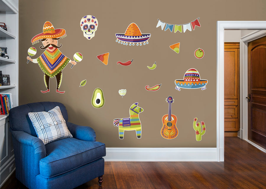 17 Decals  (36"W x 46"H)
