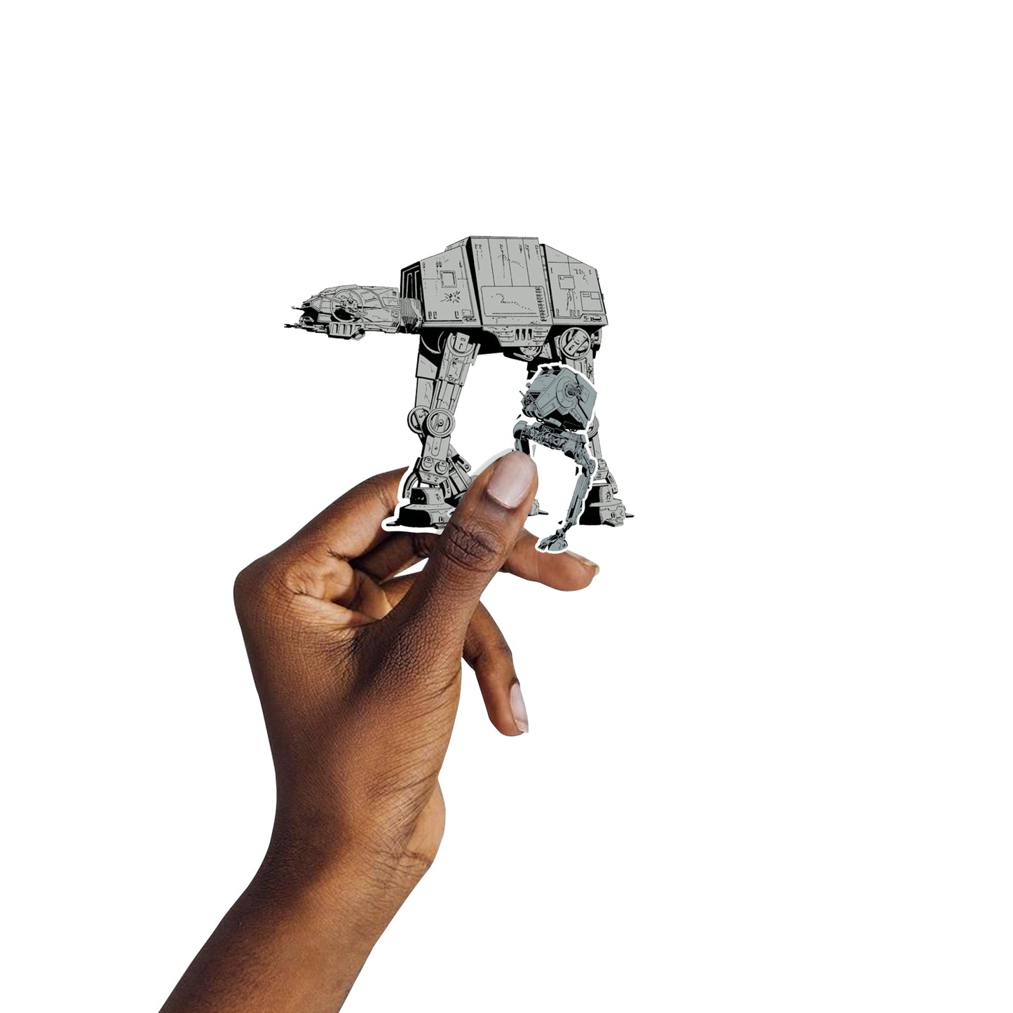 Sheet of 5 - Imperial Walkers Minis        - Officially Licensed Star Wars Removable    Adhesive Decal