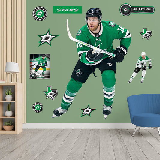 Dallas Stars: Joe Pavelski 2021        - Officially Licensed NHL Removable     Adhesive Decal
