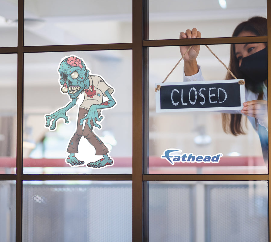 Halloween: Zombie Window Clings        -   Removable Window   Static Decal