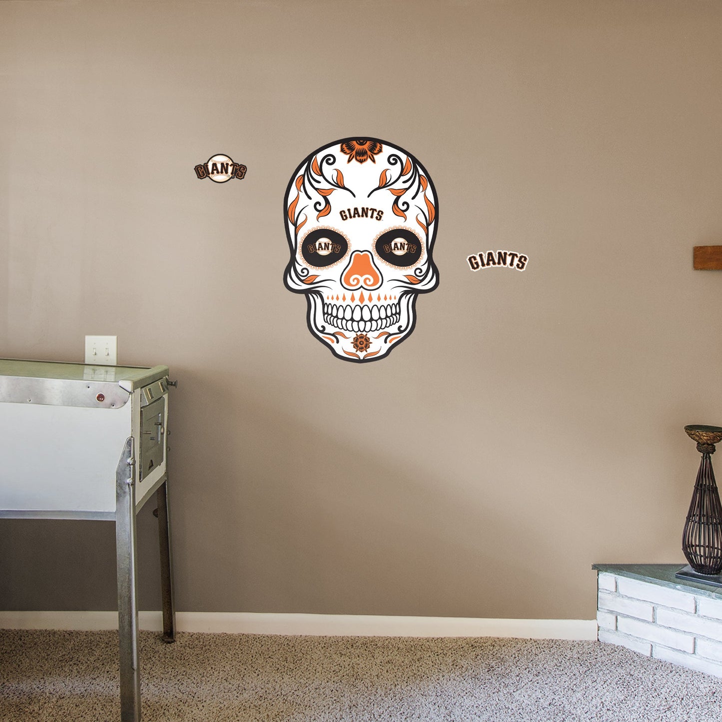 San Francisco Giants: Skull - Officially Licensed MLB Removable Adhesive Decal