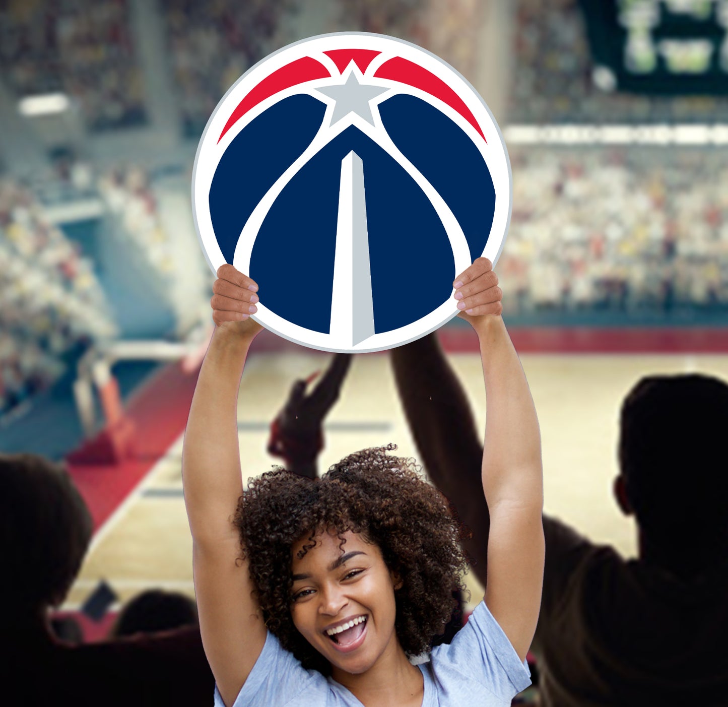 Washington Wizards:  2022 Logo   Foam Core Cutout  - Officially Licensed NBA    Big Head