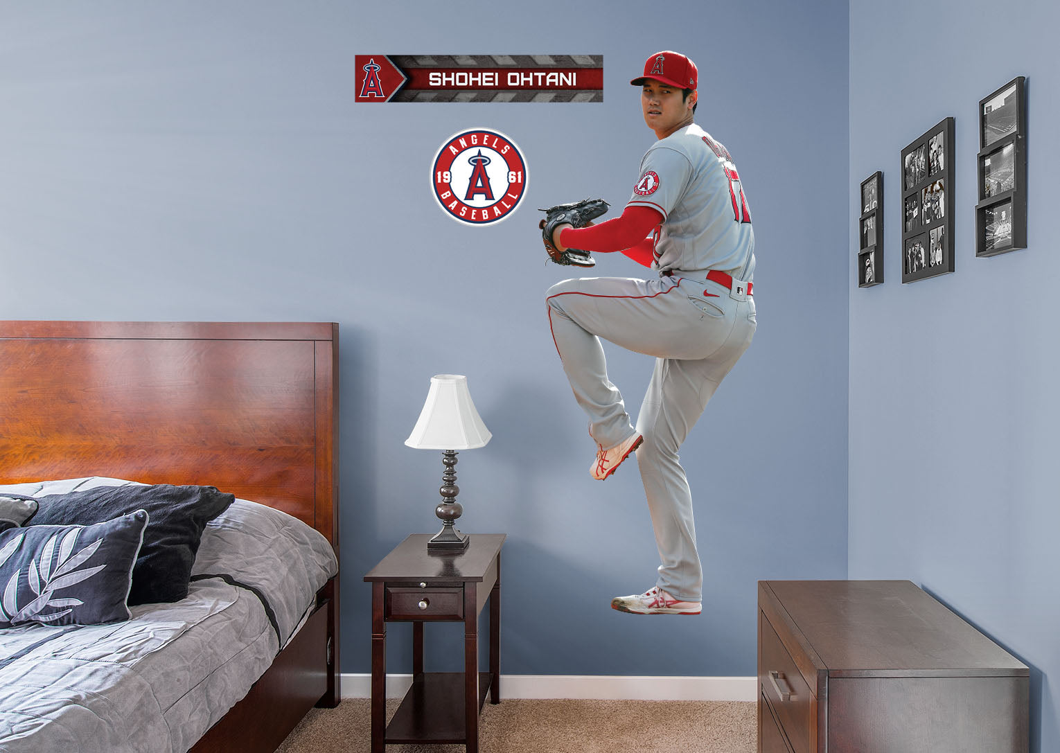 Los Angeles Angels: Shohei Ohtani Pitching - Officially Licensed MLB  Removable Wall Adhesive Decal