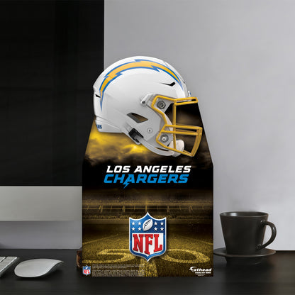 Los Angeles Chargers:   Helmet  Mini   Cardstock Cutout  - Officially Licensed NFL    Stand Out