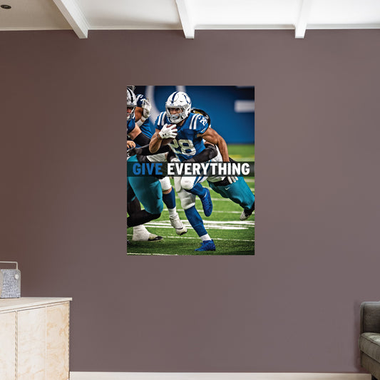 Indianapolis Colts: Jonathan Taylor 2022 Motivational Poster        - Officially Licensed NFL Removable     Adhesive Decal