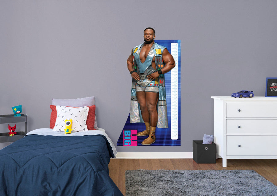 Big E - Growth Chart - Official WWE - Reusable Vinyl Wall Decal