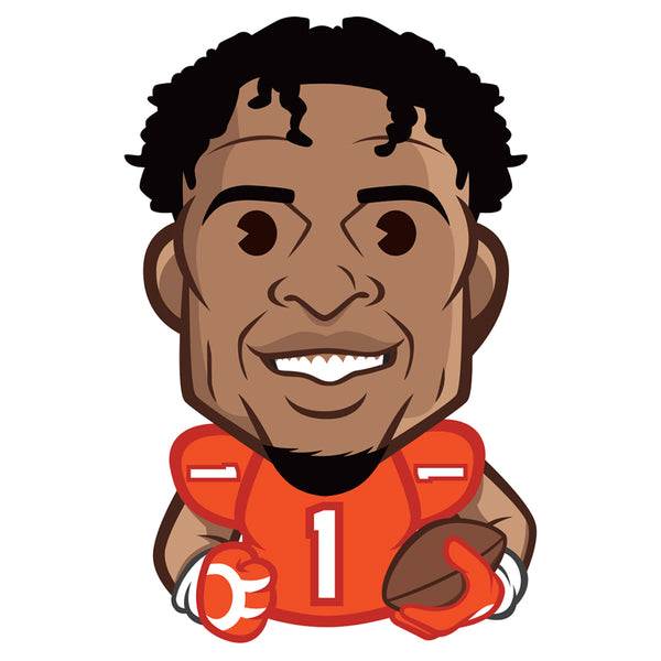 How to Draw Ja'Marr Chase for Kids - Cincinnati Bengals Football 