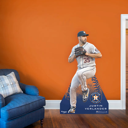Houston Astros: Justin Verlander   Life-Size   Foam Core Cutout  - Officially Licensed MLB    Stand Out