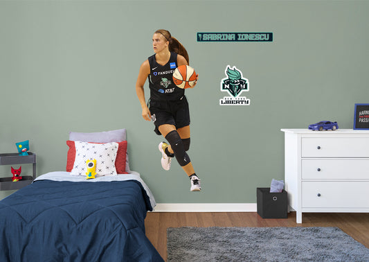 New York Liberty: Sabrina Ionescu 2021        - Officially Licensed WNBA Removable Wall   Adhesive Decal