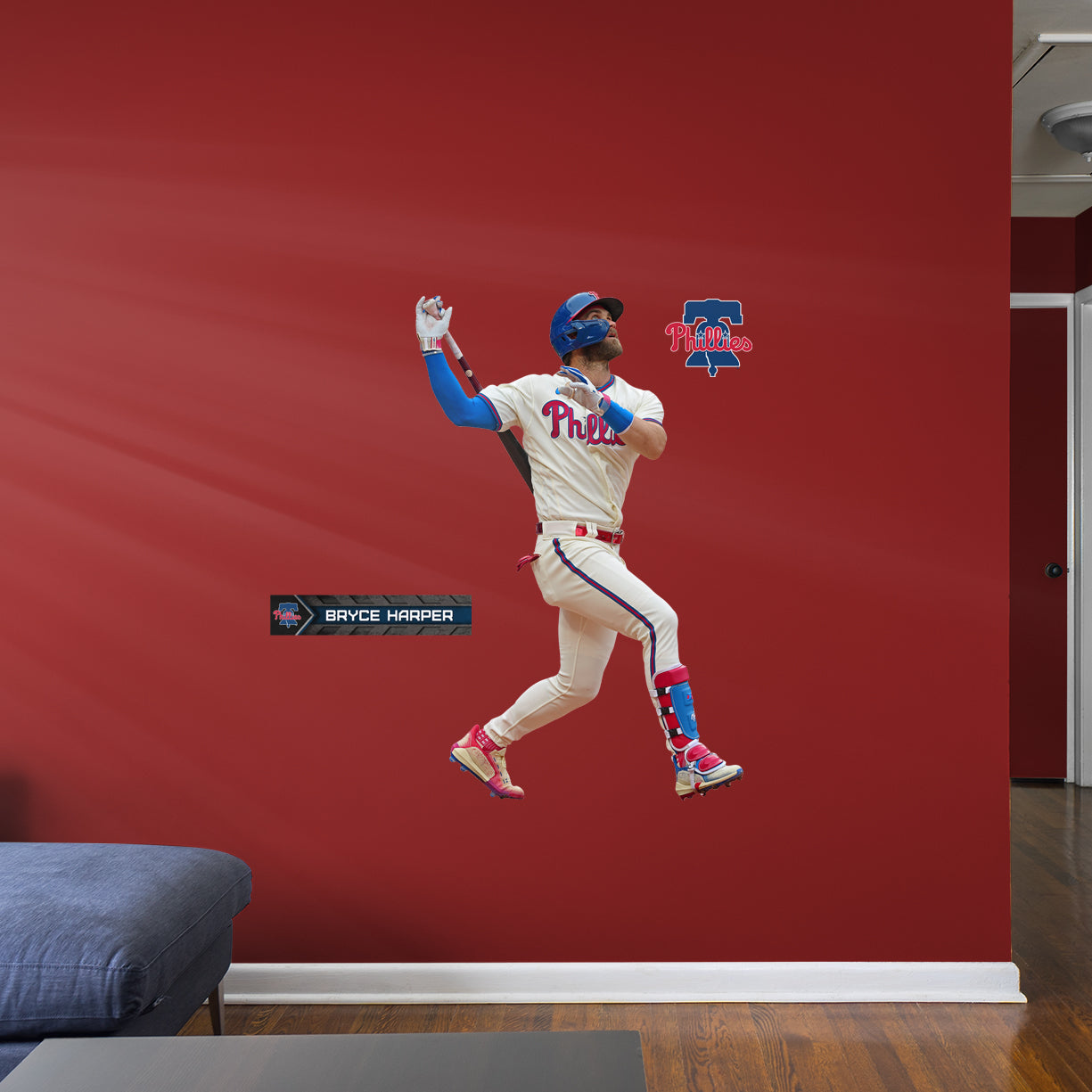 Bryce Harper NLCS MVP Home Run Framed Photo Wall Decor Phillies Laser  Signature