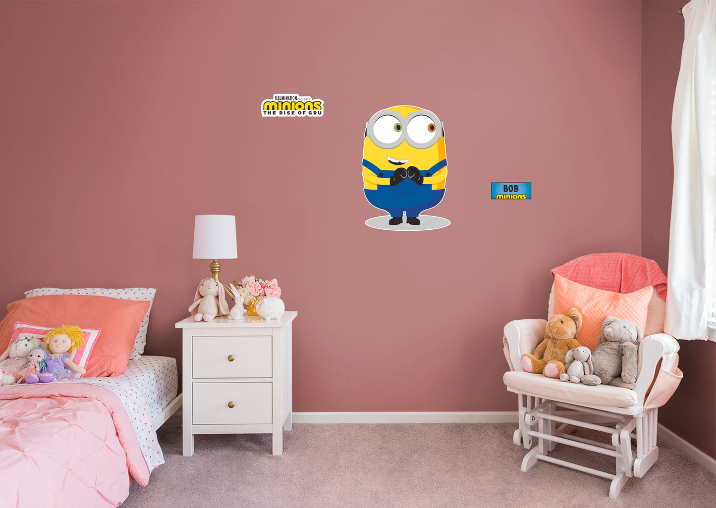Minions: Bob - Officially Licensed NBC Universal Removable Adhesive Decal
