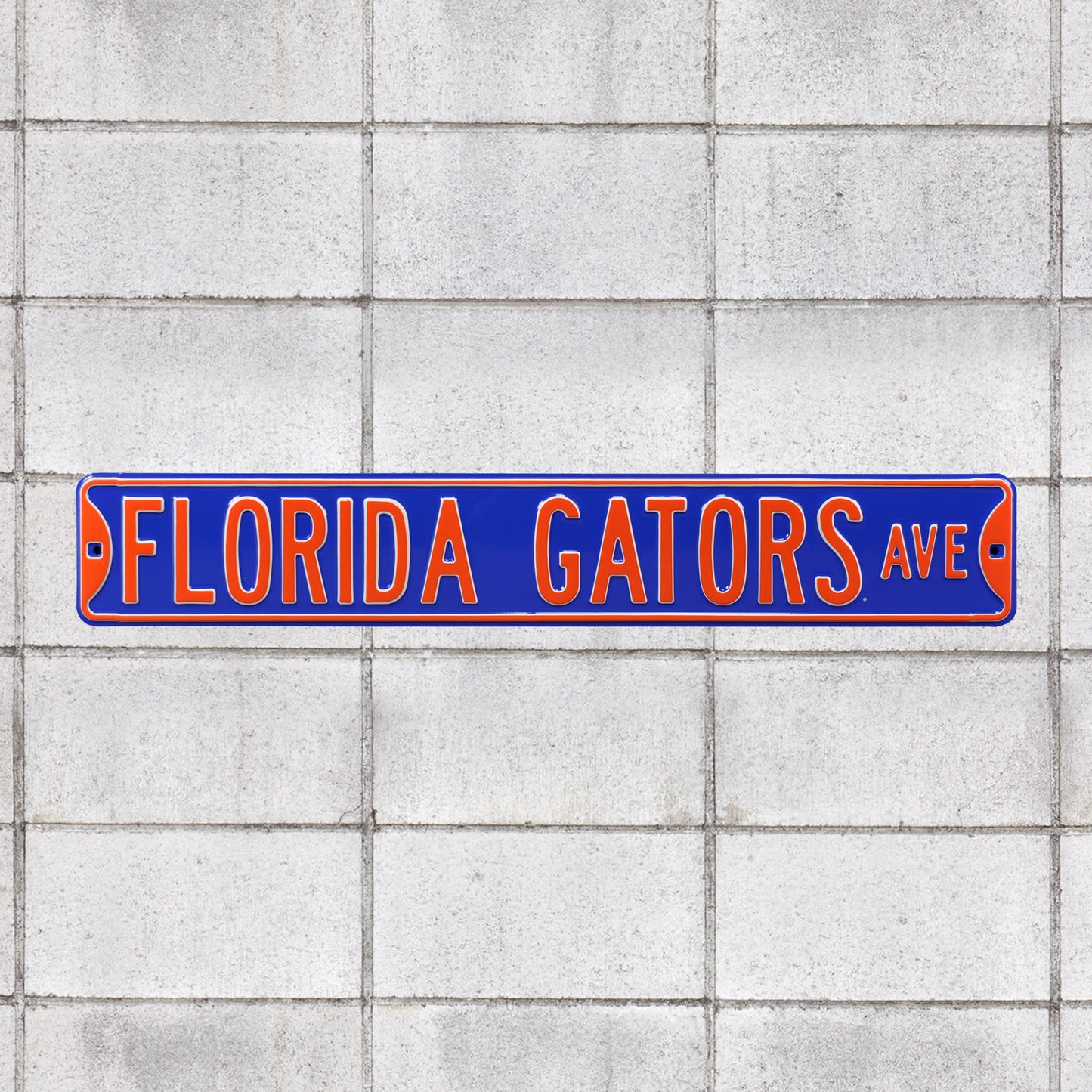 Florida Gators: Florida Gators Avenue (Blue) - Officially Licensed Metal Street Sign