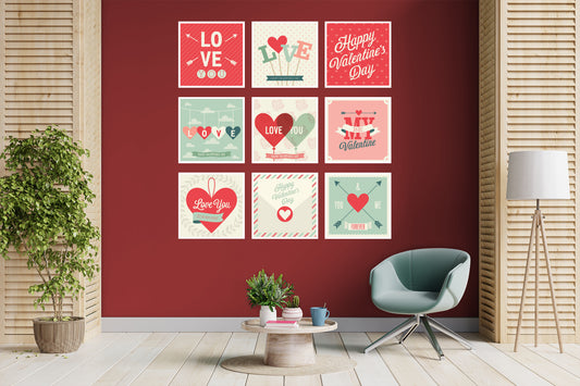 Valentine's Day: Be My Valentine Collection - Removable Adhesive Decal