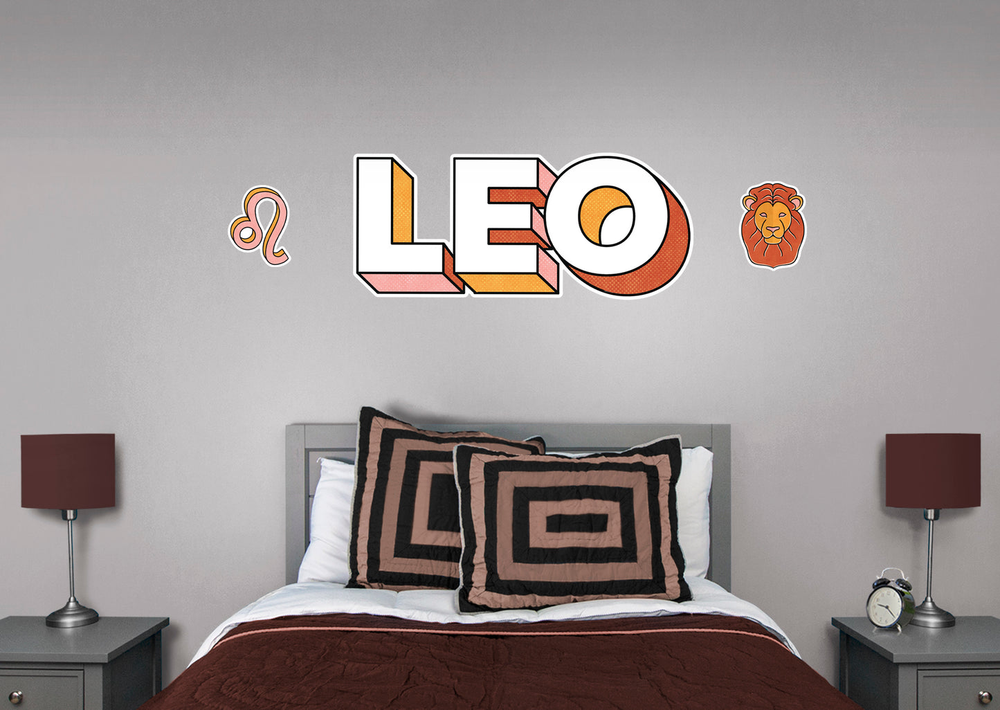 Zodiac: Leo         - Officially Licensed Big Moods Removable     Adhesive Decal