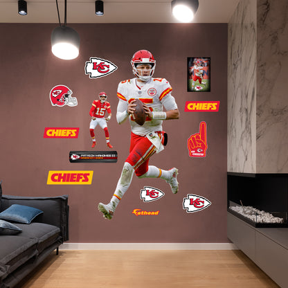 Kansas City Chiefs: Patrick Mahomes II 2022        - Officially Licensed NFL Removable     Adhesive Decal
