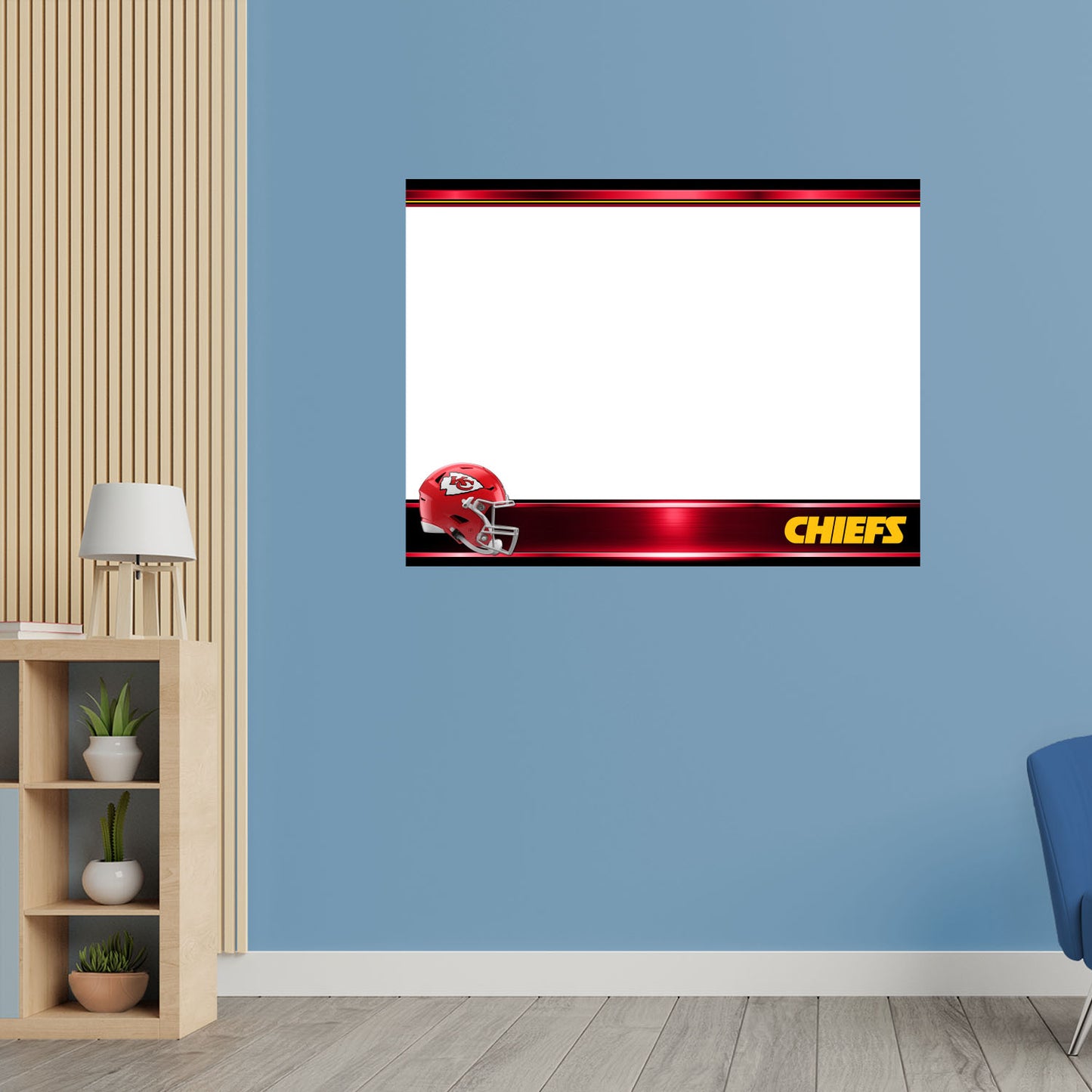 Kansas City Chiefs:   Helmet Dry Erase Whiteboard        - Officially Licensed NFL Removable     Adhesive Decal
