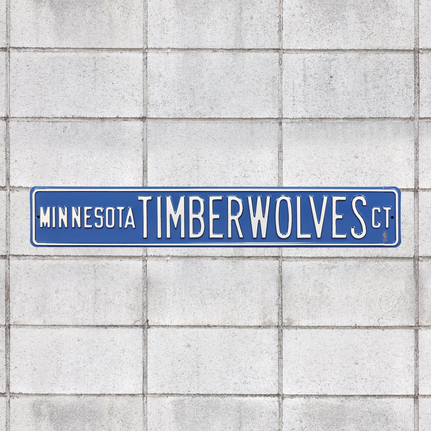 Minnesota Timberwolves: Court - Officially Licensed NBA Metal Street Sign