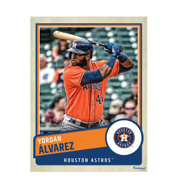 Houston Astros: Yordan Alvarez 2022 Mini Cardstock Cutout - Officially –  Fathead