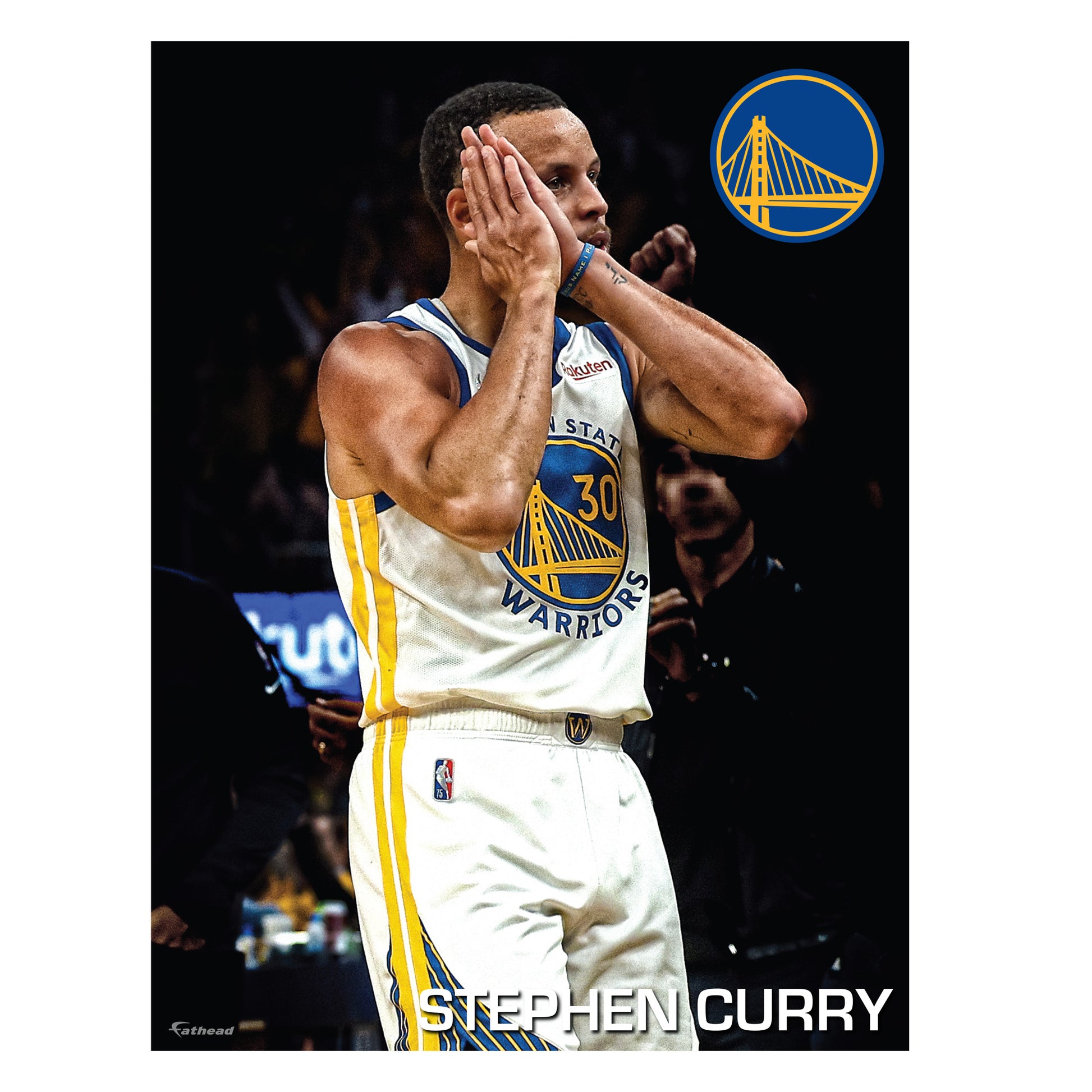 Steph Curry 30 Golden State Warriors basketball player poster
