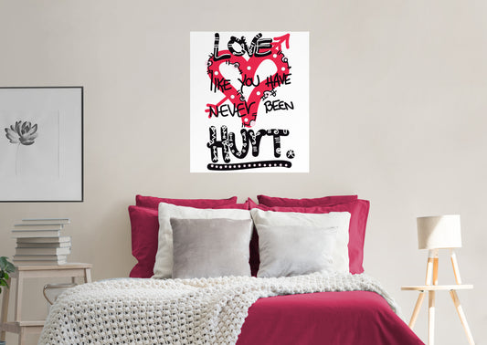 Dream Big Art:  Love Like Mural        - Officially Licensed Juan de Lascurain Removable Wall   Adhesive Decal