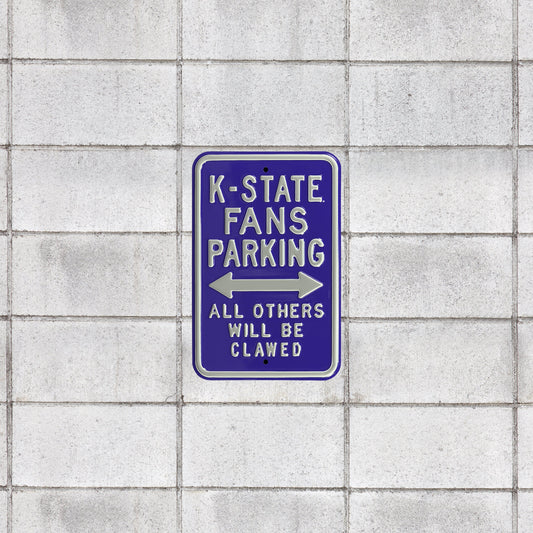 Kansas State Wildcats: KU Go Home Parking - Officially Licensed Metal Street Sign
