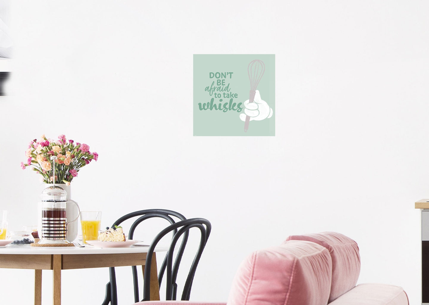 Mickey Mouse:  Dont be Afraid to Take Whisks Mural        - Officially Licensed Disney Removable Wall   Adhesive Decal