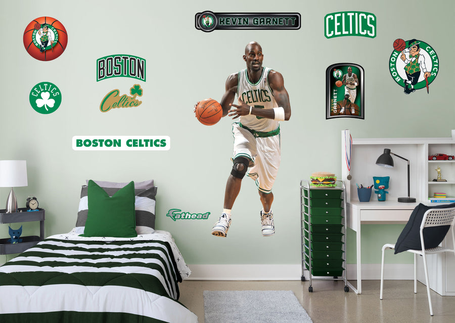 Kevin Garnett - RealBig Legend Collection - Official NBA - Boston Celtics - Reusable Vinyl Wall Decals