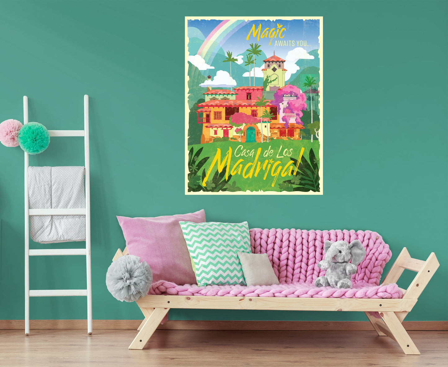 Encanto: Casa de Las Madrigal Poster - Officially Licensed Disney Removable Adhesive Decal