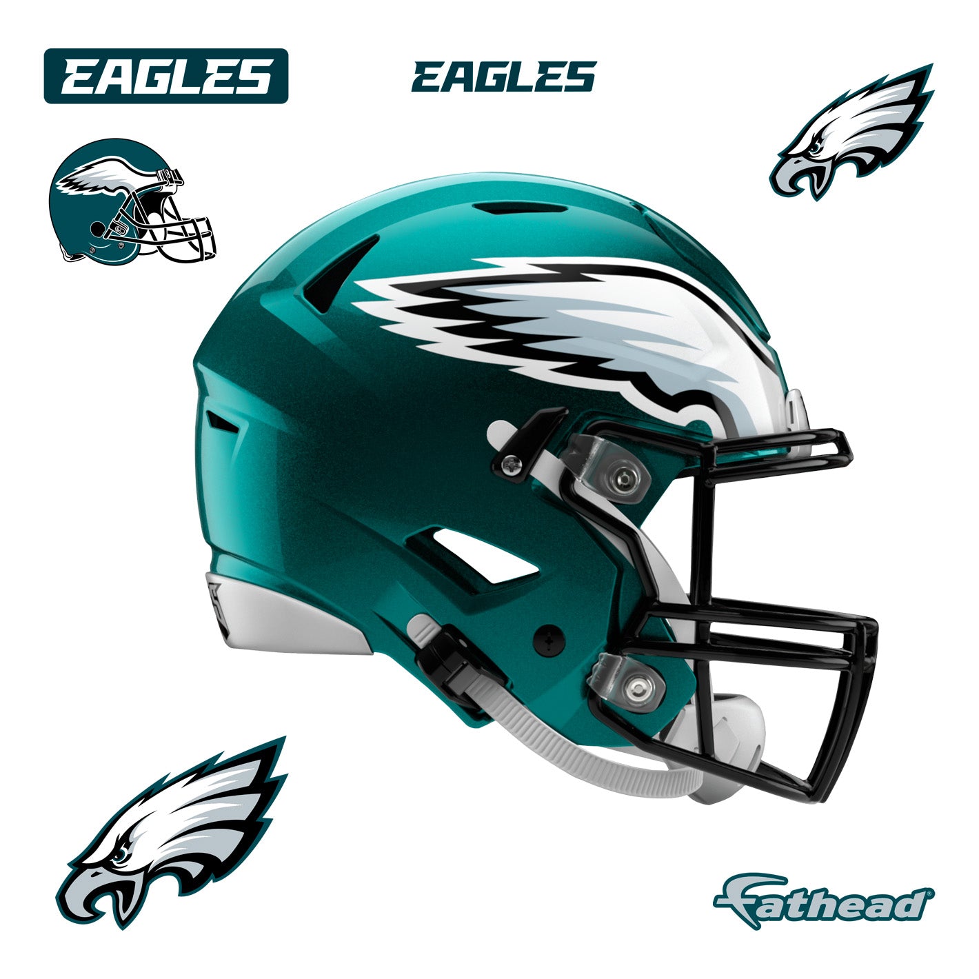 philadelphia eagles football helmet