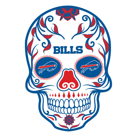 buffalo bills skull cap