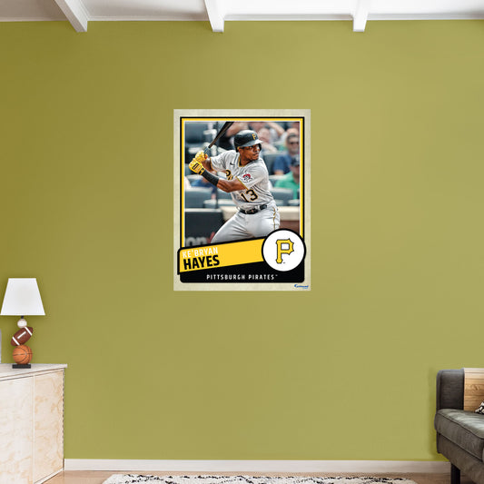 Pittsburgh Pirates: Ke'Bryan Hayes 2022 Poster        - Officially Licensed MLB Removable     Adhesive Decal