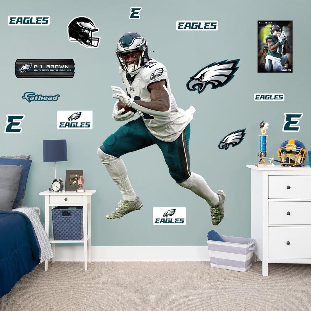 Life-Size Athlete +13 Decals (51"W x 77"H)