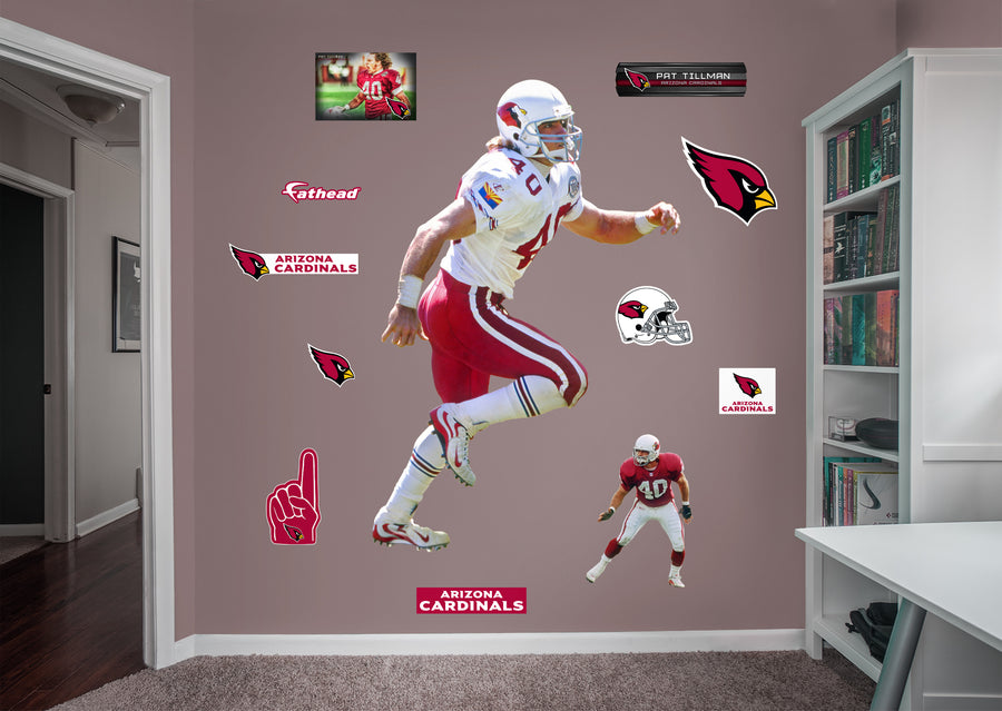 Pat Tillman - RealBig Legend Collection - Official NFL - Arizona Cardinals - Reusable Vinyl Wall Decals