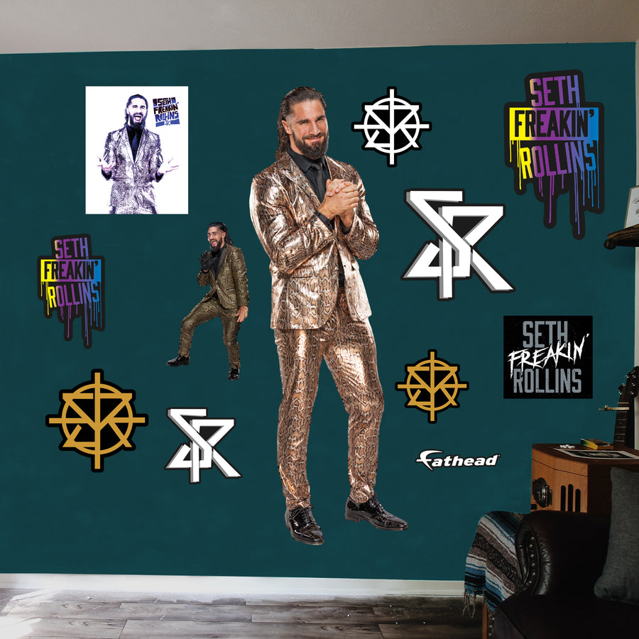 Seth Rollins - RealBig Collection - Official WWE - Reusable Vinyl Wall Decals #3