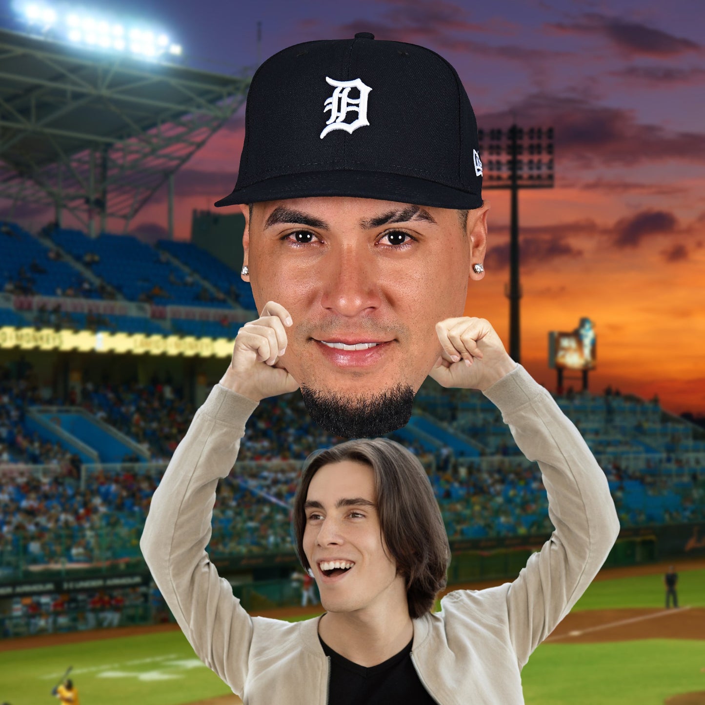 Detroit Tigers: Javier Báez Foam Core Cutout - Officially Licensed MLB Big Head