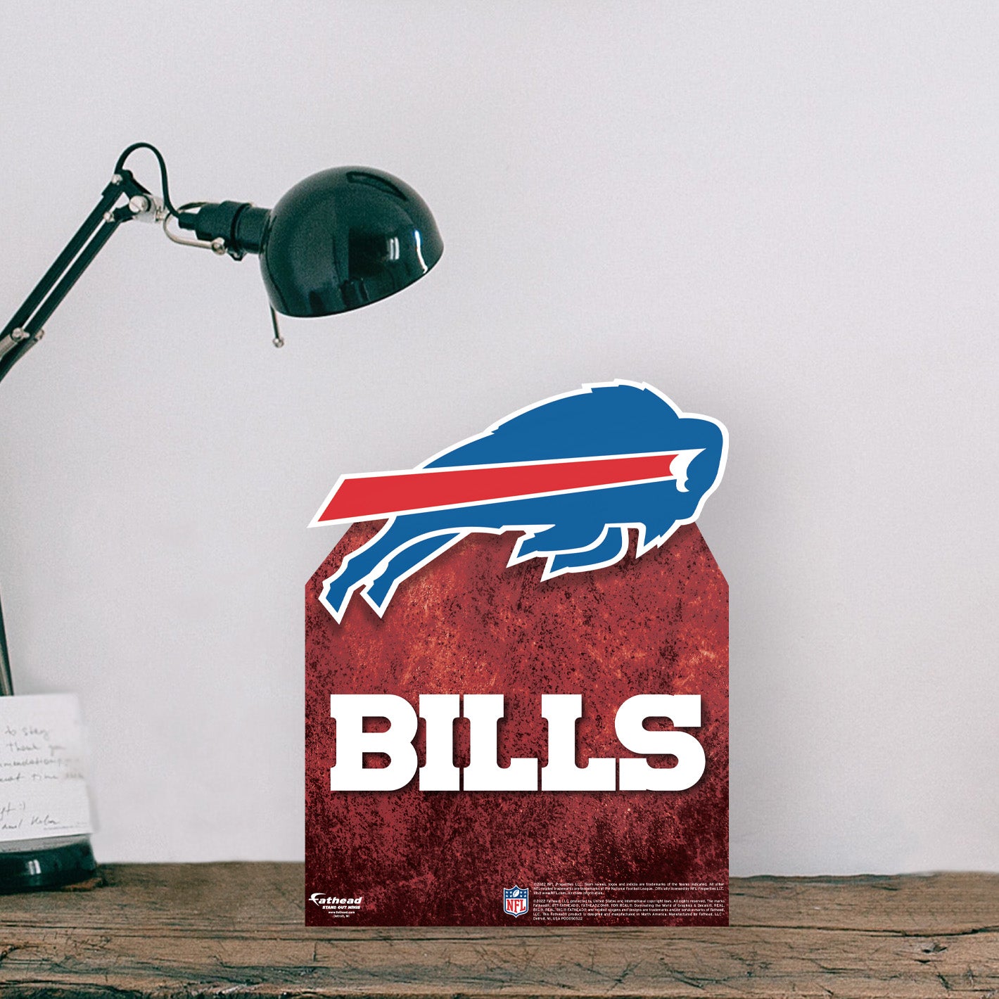 Buffalo Bills:  2022 Logo  Mini   Cardstock Cutout  - Officially Licensed NFL    Stand Out