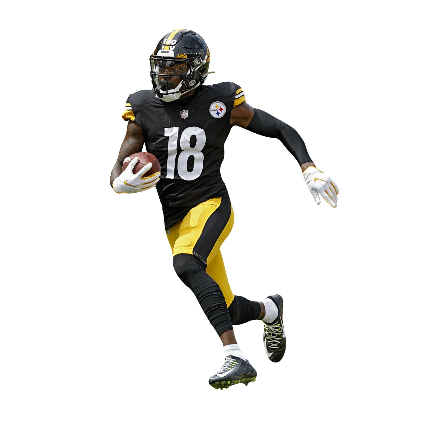 Diontae Johnson Football Paper Poster Steelers 2 - Diontae Johnson