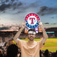 Texas Rangers: Logo Foam Core Cutout - Officially Licensed MLB Big Head