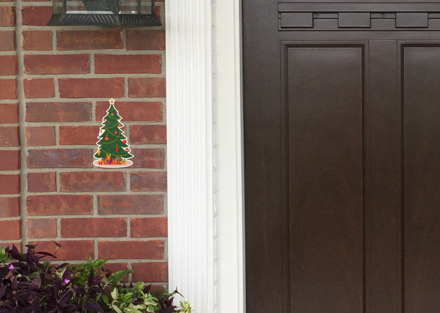 Christmas: Red Globes - Outdoor Graphic