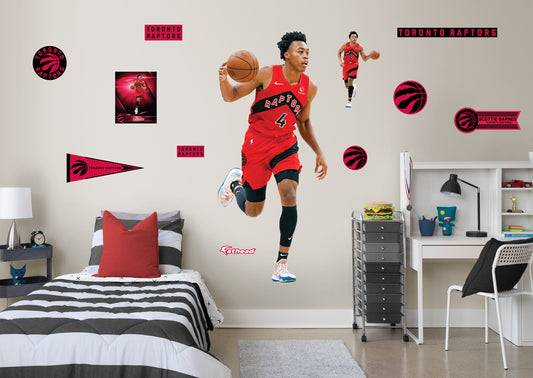 Toronto Raptors: Scottie Barnes 2021        - Officially Licensed NBA Removable     Adhesive Decal
