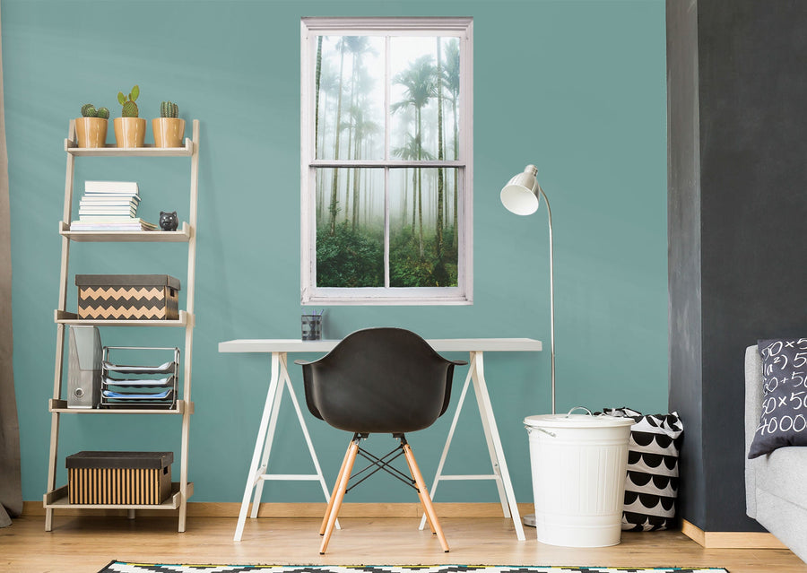 Home Decor:  Jungle Lonely Palm Trees        -   Removable Wall   Adhesive Decal