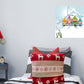 Seasons Decor: Winter Family Skiing Mural        -   Removable     Adhesive Decal