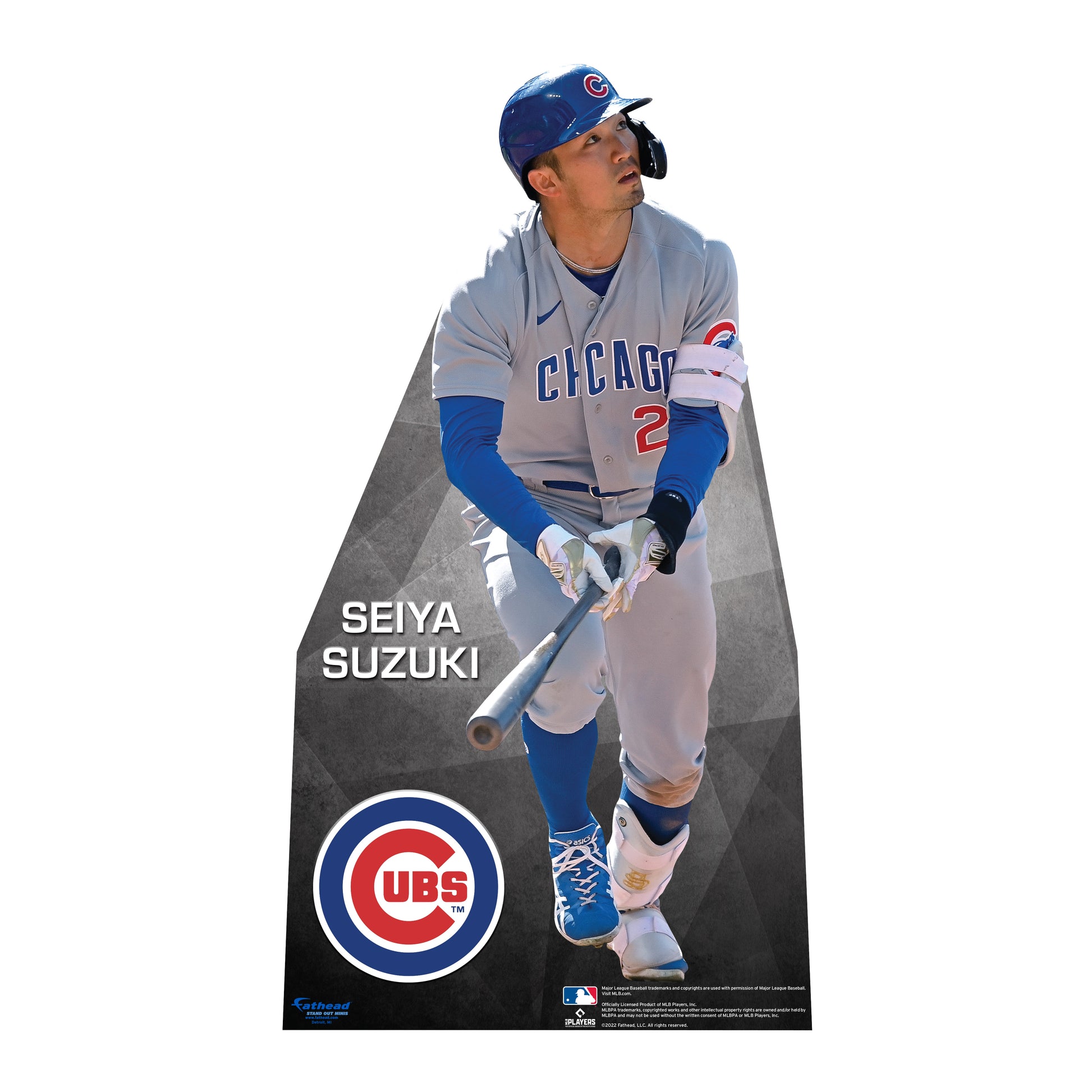 Chicago Cubs: Seiya Suzuki 2022 Mini Cardstock Cutout - Officially