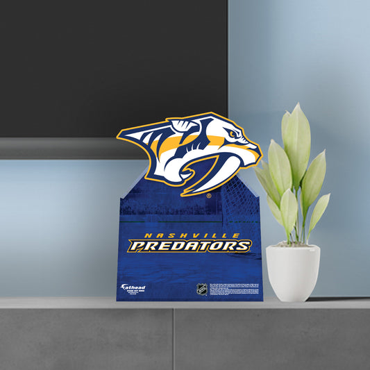 Nashville Predators:   Logo  Mini   Cardstock Cutout  - Officially Licensed NHL    Stand Out